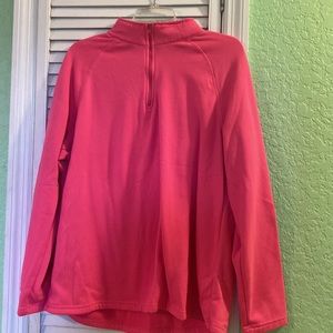 Realtree Woman’s Pink Half Zipper Long-Sleeve Sweatshirt XL